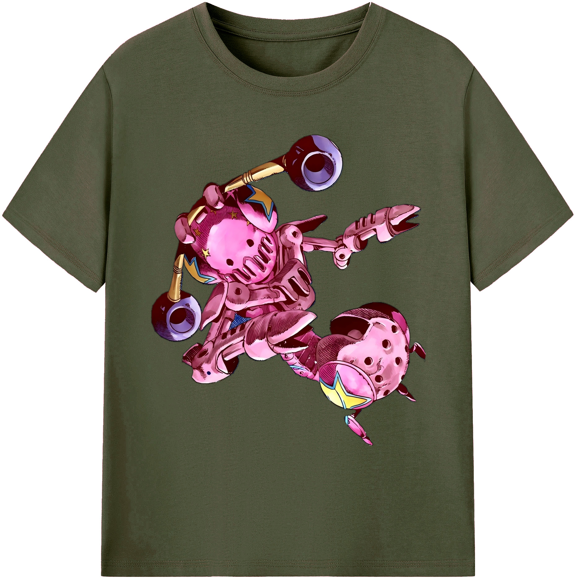 （画像用） ジョジョの奇妙な冒険 ジョナサン?ジョースター JoJo's Bizarre Adventure Jonathan Joestar 綿100％ メンズ半袖Tシャツ｜肌触りやわらか＆通気性